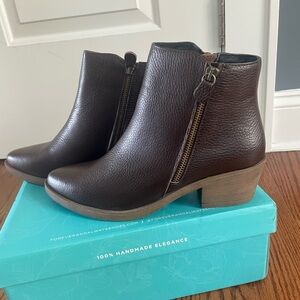 Women's Dark Brown Ankle Booties